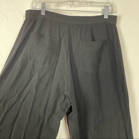 Artelier Nicole Miller Dress‎ Pants Knit Crepe Solid Black Ankle Straight - Picture 7 of 10